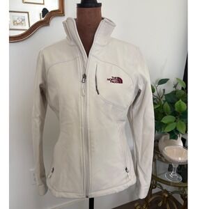 The North Face Apex Bionic Softshell Jacket Full Zip Tan Beige‎ Womens